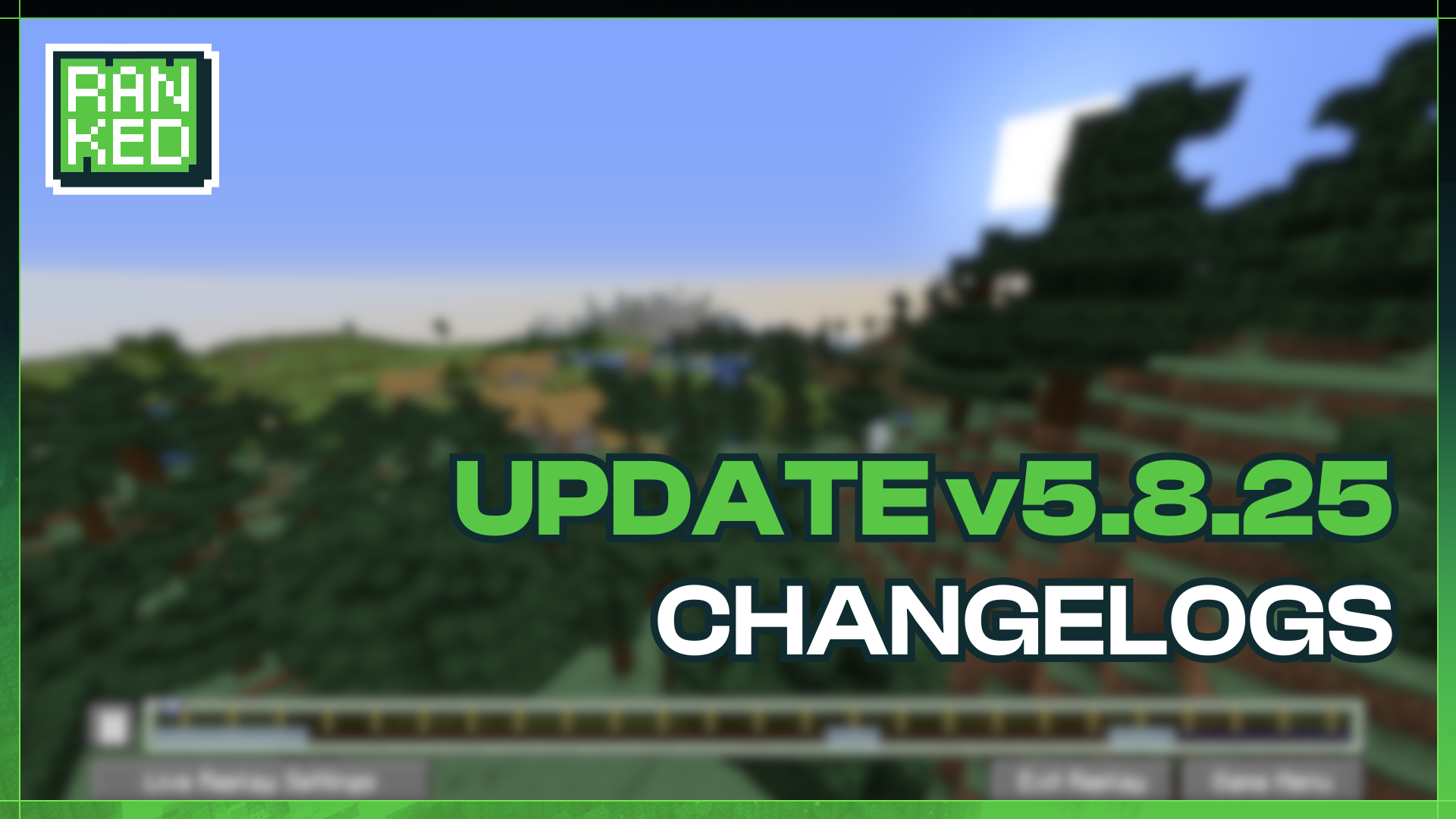 Featured image of post Mod Update - v5.8.25 Changelogs