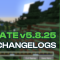 Mod Update - v5.8.25 Changelogs